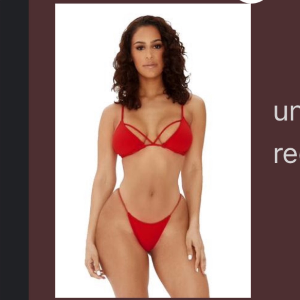 Red bikini